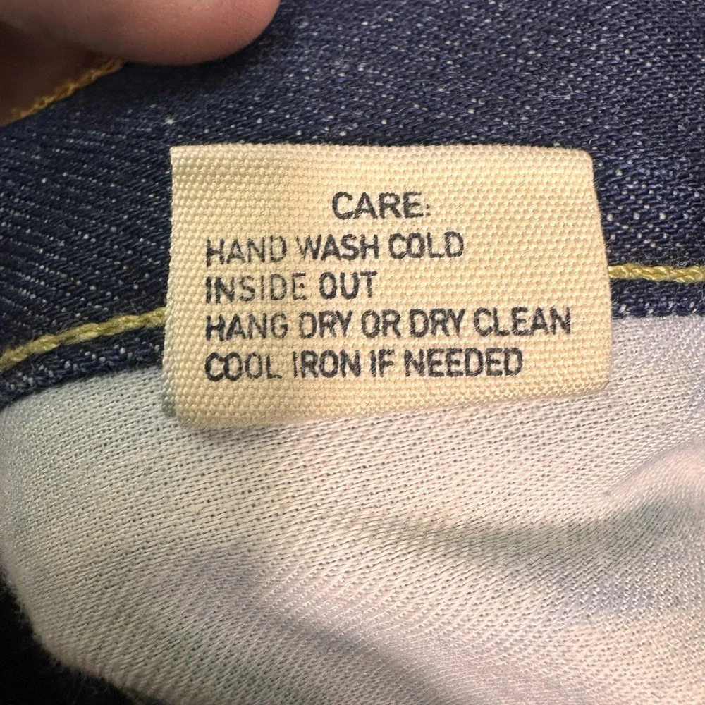 Polo Ralph Lauren Jeans Mens 33/30 Straight Leg Dark Indigo Blue Denim EUC